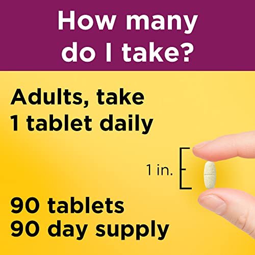 Nature Made Multivitamin für Frauen 50+ ohne Eisen – Tägliche Nährstoffversorgung, 90 Tabletten, 90-Tage-Vorrat