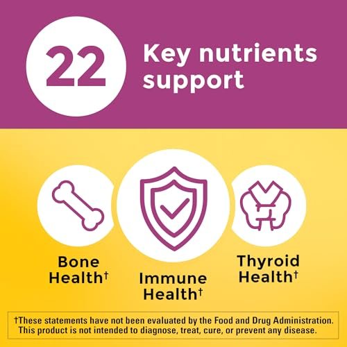 Nature Made Multivitamin für Frauen 50+ ohne Eisen – Tägliche Nährstoffversorgung, 90 Tabletten, 90-Tage-Vorrat