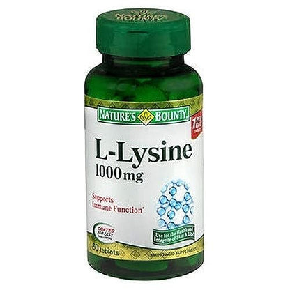 Nature's Bounty L-Lysin 1000 mg Tabletten, 60 Stück (4er-Pack)