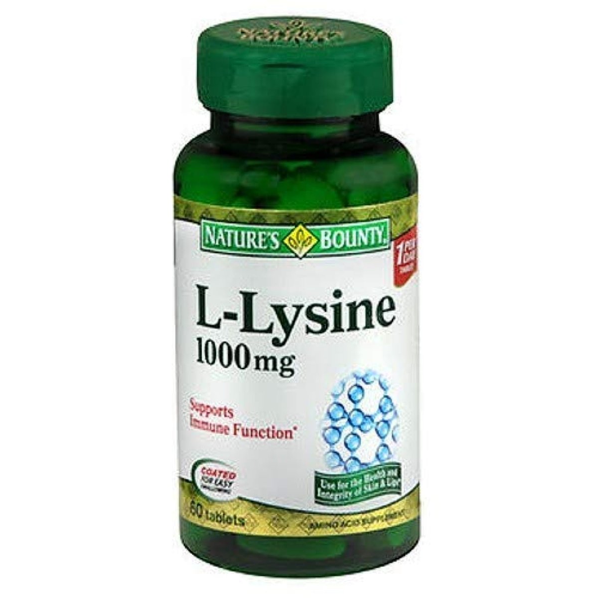 Nature's Bounty L-Lysin 1000 mg Tabletten, 60 Stück (4er-Pack)