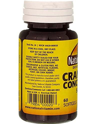 Nature's Blend Cranberry Konzentrat 500 mg – 60 Kapseln