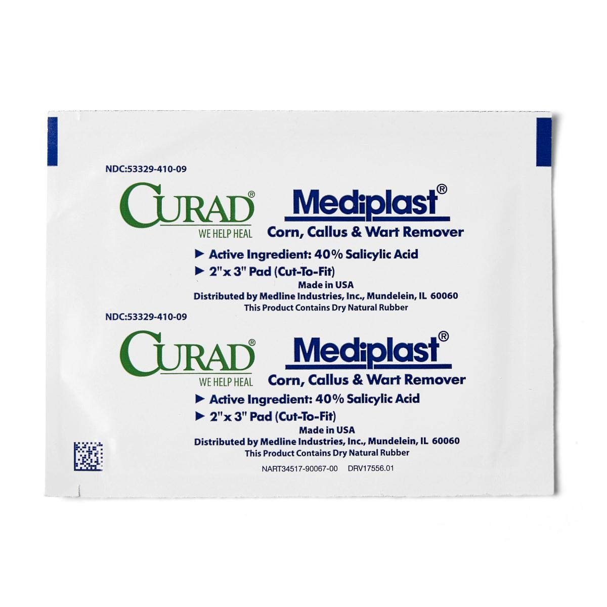 Curad Mediplast Hühneraugen-, Hornhaut- & Warzenentferner, 2 Pflaster