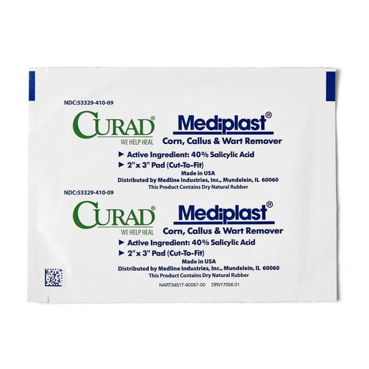 Curad Mediplast Hühneraugen-, Hornhaut- & Warzenentferner, 2 Pflaster