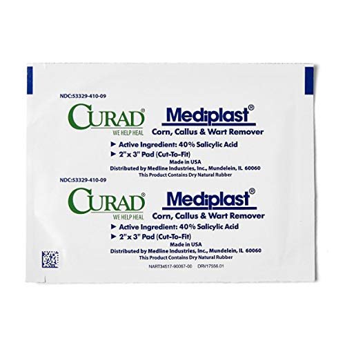 Curad Mediplast Hühneraugen-, Hornhaut- & Warzenentferner, 2 Pflaster