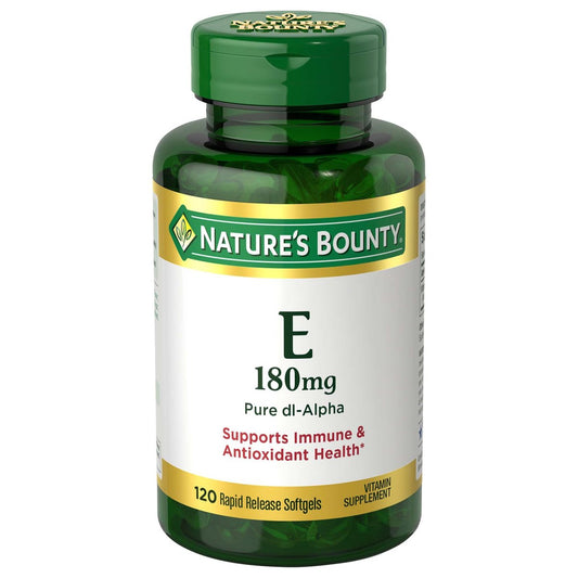 Nature's Bounty Vitamin E Kapseln 400 IE, 120 Stück – Antioxidans Unterstützung
