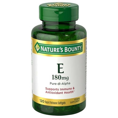 Nature's Bounty Vitamin E Kapseln 400 IE, 120 Stück – Antioxidans Unterstützung