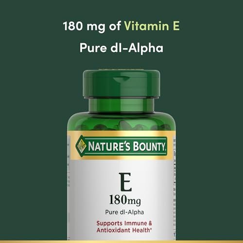 Nature's Bounty Vitamin E Kapseln 400 IE, 120 Stück – Antioxidans Unterstützung