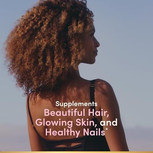 Nature's Bounty Optimal Solutions Haar, Haut, Nägel Gummibärchen mit 2X Biotin, Erdbeergeschmack, 80 Stück