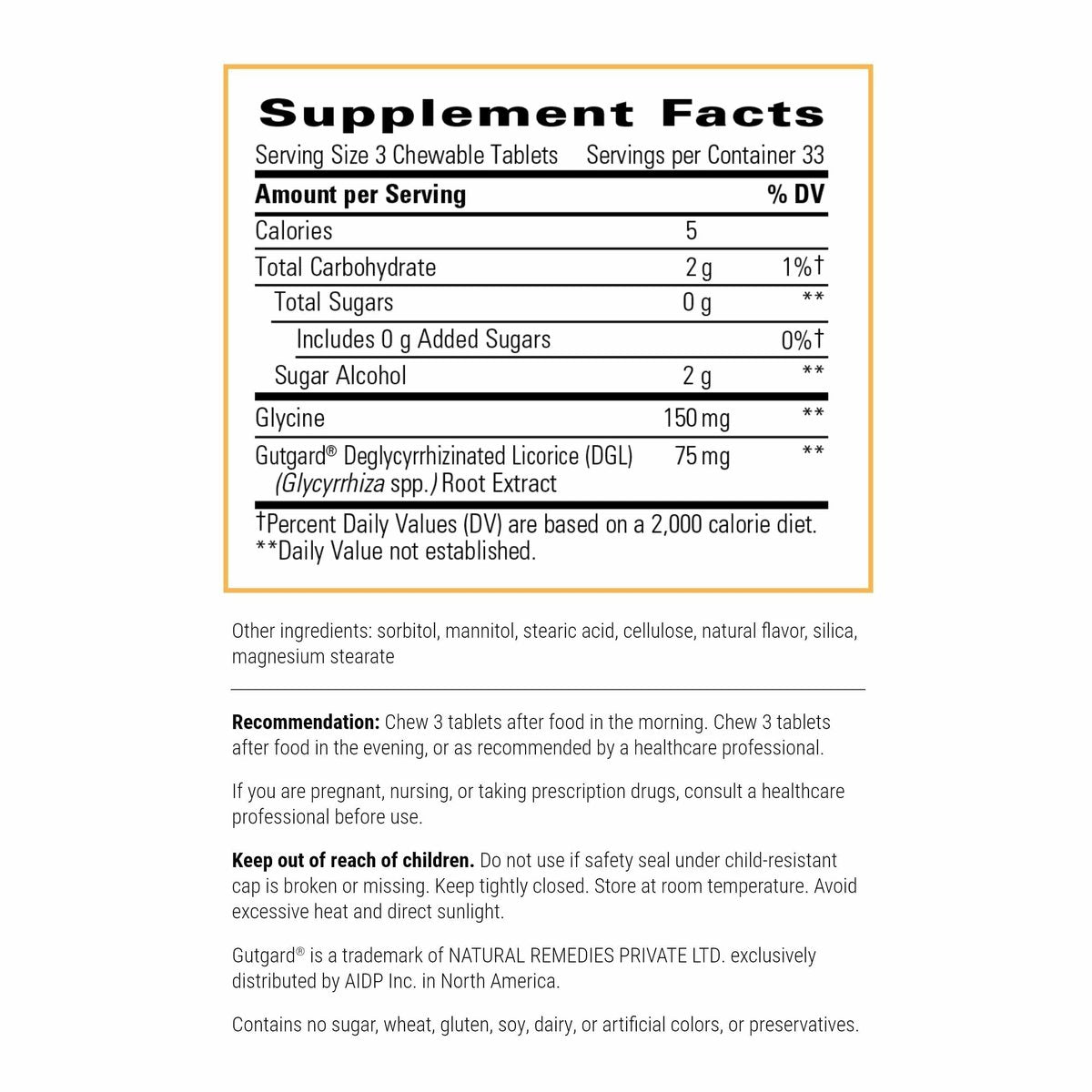 Integrative Therapeutics Rhizinate, zuckerfrei, 100 Tabletten