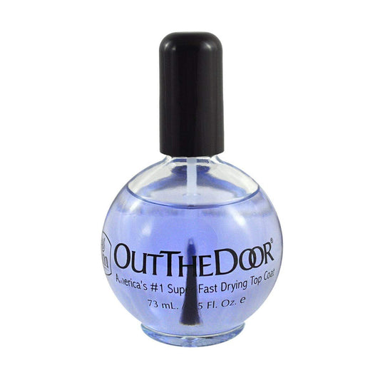 INM Out the Door Überlack Nagellack, 2,3 Unzen – Klarer Hochglanz-Decklack für langanhaltende Maniküre
