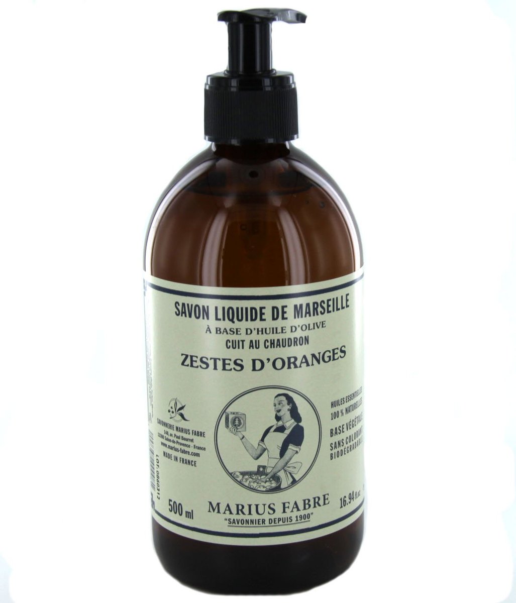 Marius Fabre Marseille Flüssigseife mit Orangenblüten-Essentialöl, 500 ml
