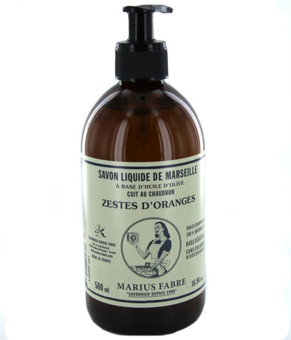 Marius Fabre Marseille Flüssigseife mit Orangenblüten-Essentialöl, 500 ml
