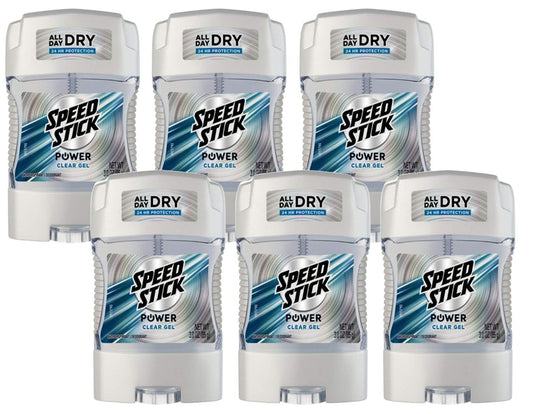 Mennen Speed Stick Power Antiperspirant Deodorant für Männer, Ultimate Sport, 3 oz, 6er-Pack