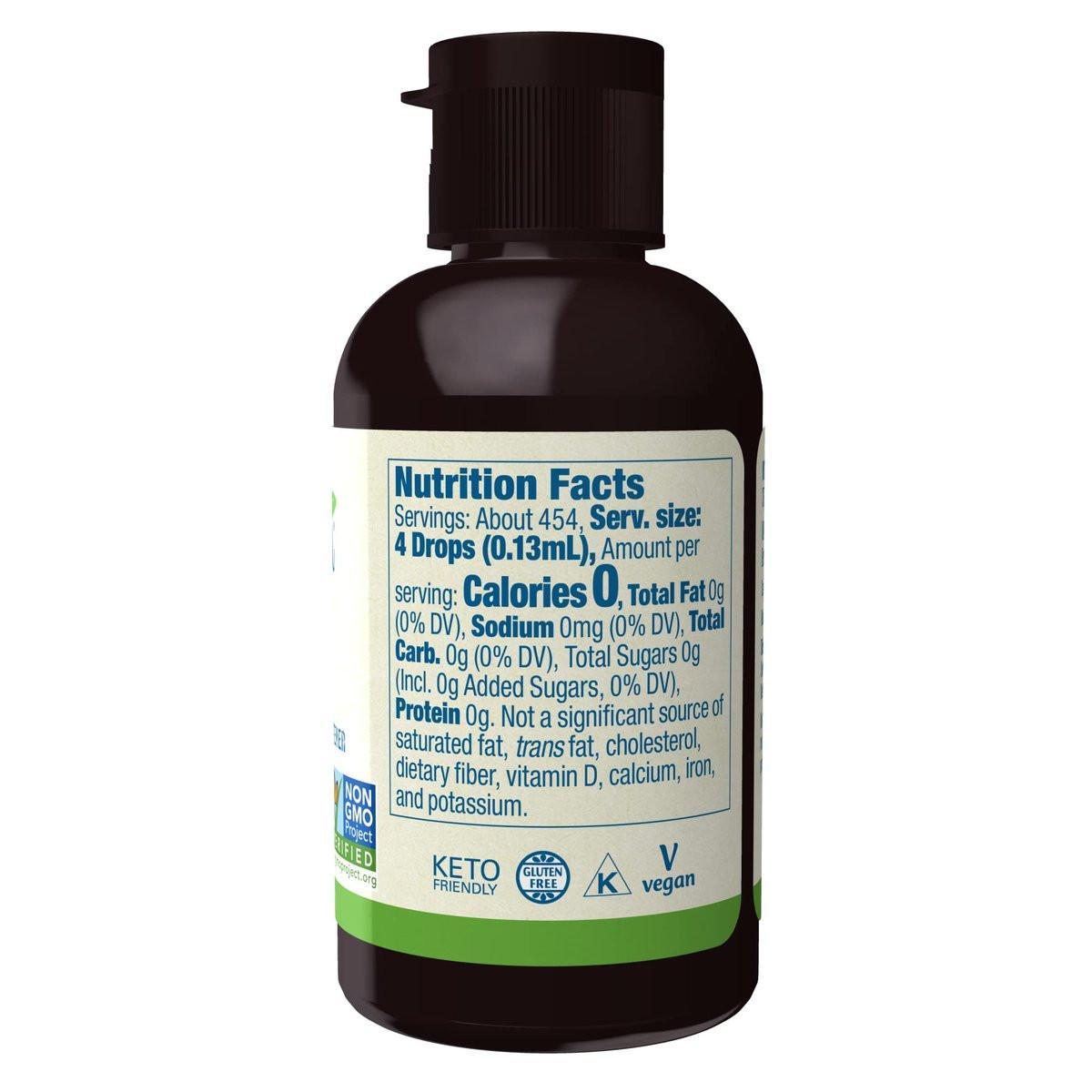 NOW Foods BetterStevia Bio Flüssiger Zero-Kalorien-Süßstoff, Keto-freundlich, für Diabetiker geeignet, ohne Erythrit, 59 ml