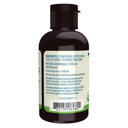NOW Foods BetterStevia Bio Flüssiger Zero-Kalorien-Süßstoff, Keto-freundlich, für Diabetiker geeignet, ohne Erythrit, 59 ml