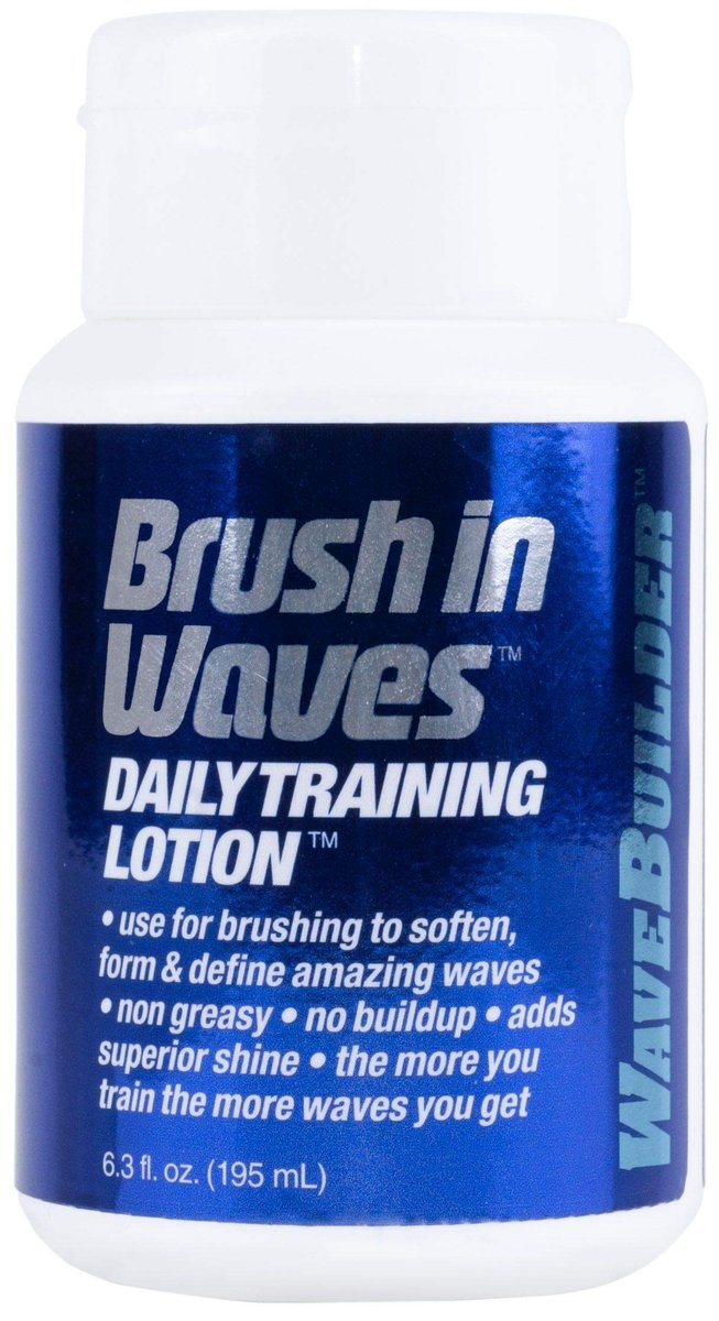 Wavebuilder Brush In Waves Daily Training Lotion – 6,3 Fl Oz – Pflegende Styling-Lotion für definierte Wellen