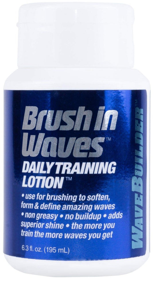 Wavebuilder Brush In Waves Daily Training Lotion – 6,3 Fl Oz – Pflegende Styling-Lotion für definierte Wellen