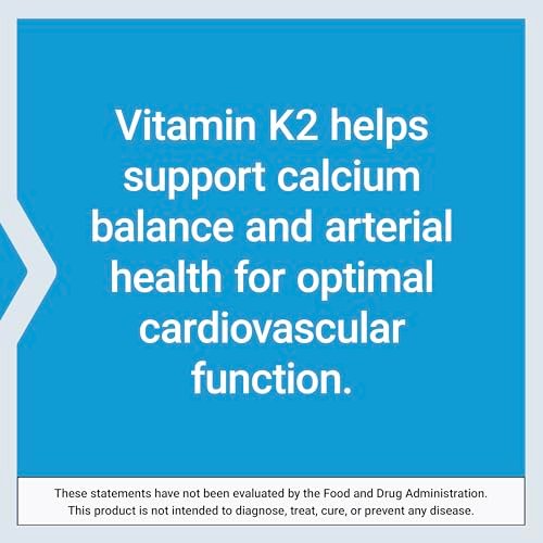 Life Extension Low Dose Vitamin K2 – Unterstützt die Arteriengesundheit – Non-GMO, glutenfrei – 90 Softgels