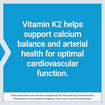 Life Extension Low Dose Vitamin K2 – Unterstützt die Arteriengesundheit – Non-GMO, glutenfrei – 90 Softgels
