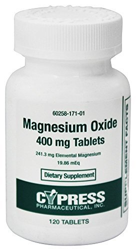 Magnesiumoxid 400 mg – 120 Tabletten | CYPRESS PHARMACEUTICALS