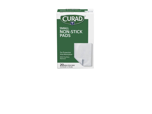 Curad Non-Stick Pads, 2 x 3 Zoll (5,1 x 7,6 cm), 20 Stück