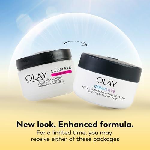 Olay Complete All Day UV Feuchtigkeitscreme mit LSF 15 für normale Haut, 2 Fl Oz (3er-Pack)
