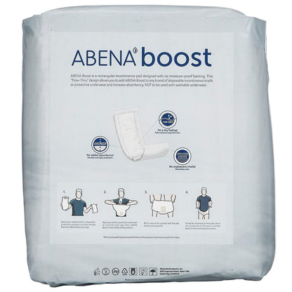 Abena BOOST Fluff Inkontinenz-Einlagen – Ohne Barriere/Durchfluss, (Größen Normal bis Extra Large) Extra Large, 20 Stück