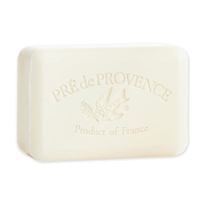 Pre de Provence Kunstseife mit Bio-Sheabutter – Quad-Gemahlene Naturseife für reichhaltigen, sanften Schaum – 8,8 Unzen – Milch