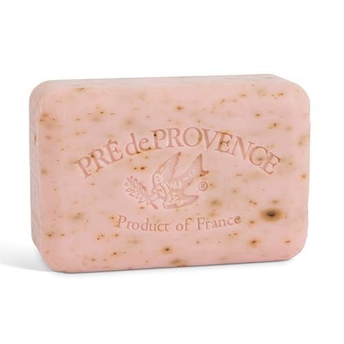 Pre de Provence Kunstseife mit Bio-Sheabutter, Rosenblüte, 250 g