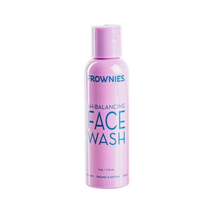 Frownies pH-Balancing Face Wash - Tiefenreinigendes & Sanftes Gesichtswaschgel mit Feuchtigkeitsspeicher - Für ausgleichende und peelende Wirkung - Geeignet für alle Altersgruppen und Hauttypen, 150 ml
