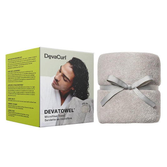DevaCurl Mikrofaser Anti-Frizz Haartuch | Sanftes Trocknen | Grau