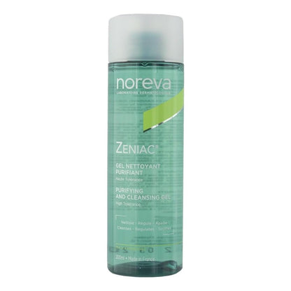Noreva ZENIAC Gel – Feuchtigkeitsspendendes Reinigungsgel für empfindliche Haut, 200 ml