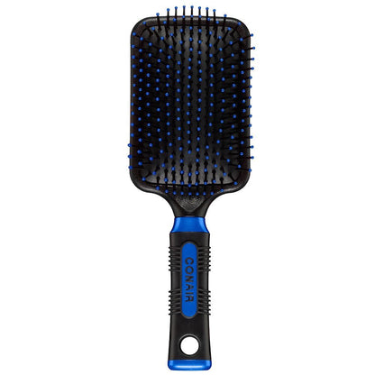 Conair Pro Haarbürste, Paddle-Bürste mit Kissenbasis – Für alle Haartypen, Nylonborsten