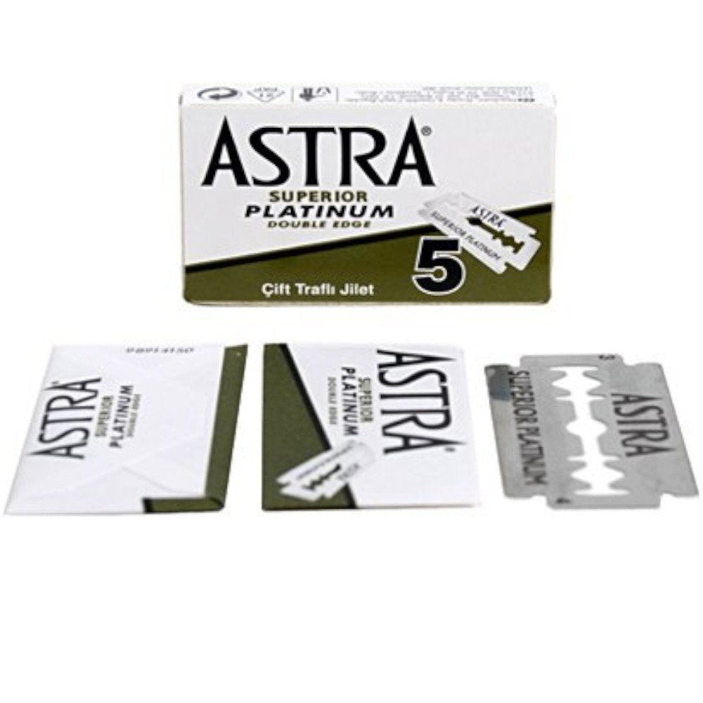 Astra Superior Platinum Doppelklingen-Rasierklingen – 30 Stück