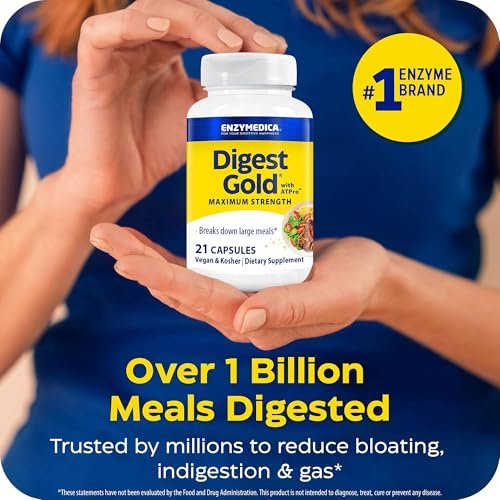Enzymedica Digest Gold To Go Pillbox – 21 Kapseln für die Verdauung unterwegs