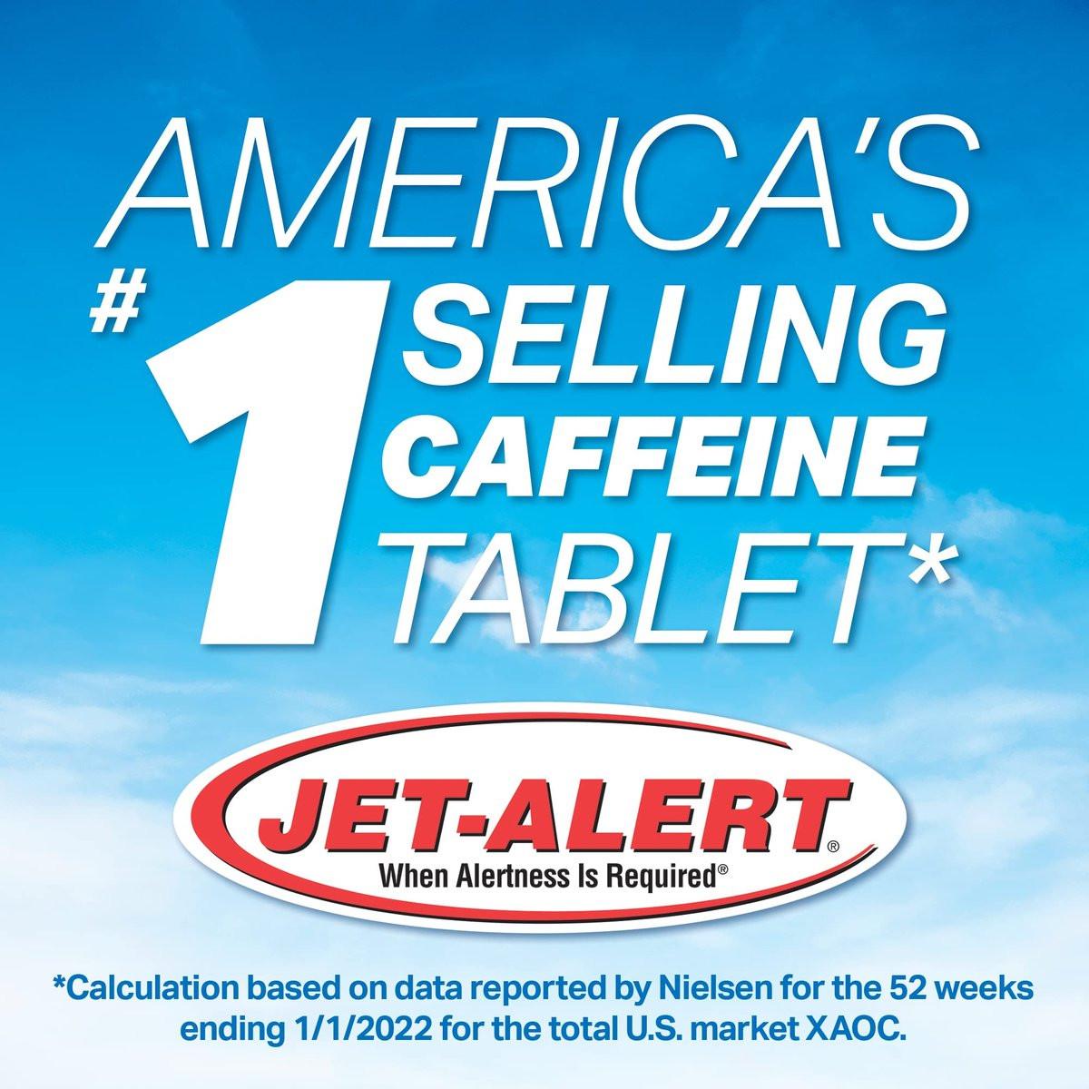 Jet-Alert 100 mg Koffeintabletten, 120 Stück – Wachmacher für mehr Energie