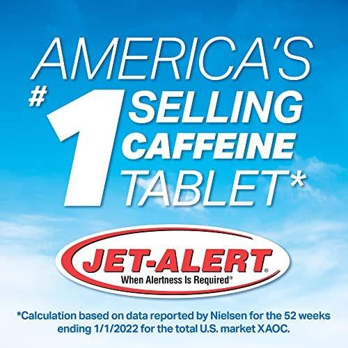 Jet-Alert 100 mg Koffeintabletten, 120 Stück – Wachmacher für mehr Energie
