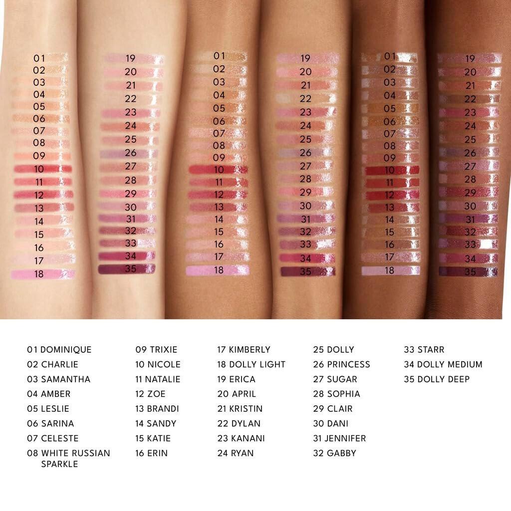 Buxom Full-On Plumping Lip Polish, getönter Lippenplumper-Gloss mit Peptiden & Vitamin E, hochglänzender Lippenstift, pflegend, vegan, AO Clair (pinky mauve mit goldenem Schimmer)