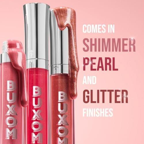 Buxom Full-On Plumping Lip Polish, getönter Lippenplumper-Gloss mit Peptiden & Vitamin E, hochglänzender Lippenstift, pflegend, vegan, AO Clair (pinky mauve mit goldenem Schimmer)