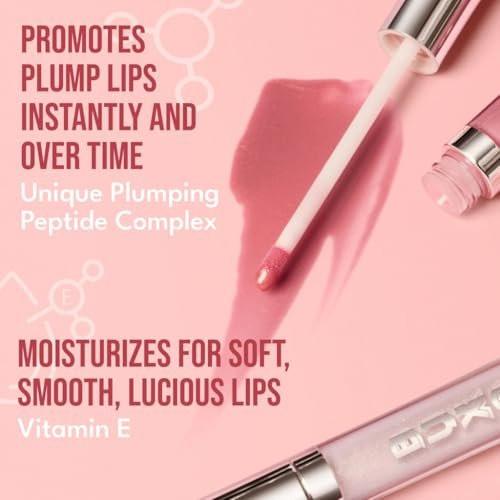 Buxom Full-On Plumping Lip Polish, getönter Lippenplumper-Gloss mit Peptiden & Vitamin E, hochglänzender Lippenstift, pflegend, vegan, AO Clair (pinky mauve mit goldenem Schimmer)