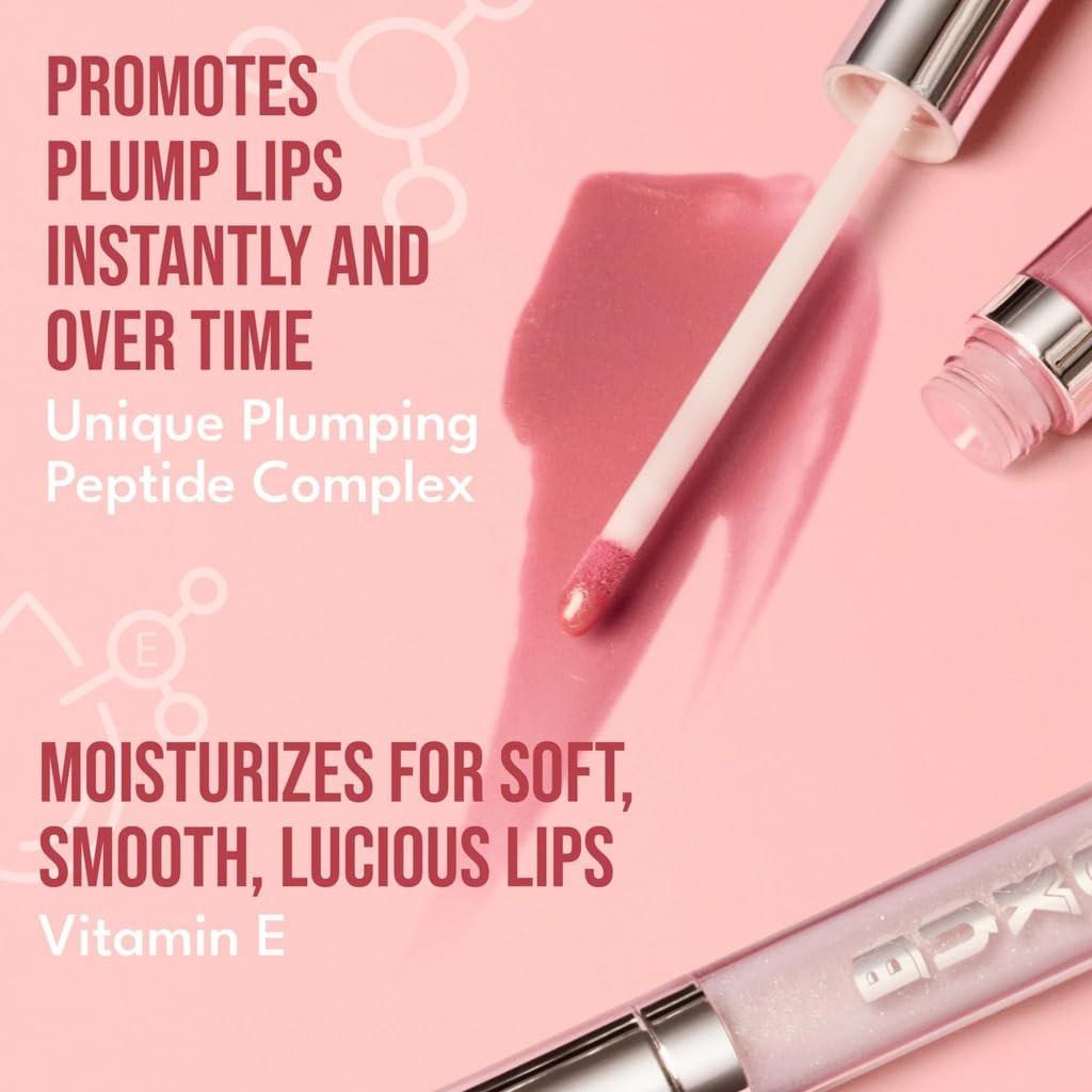 Buxom Full-On Plumping Lip Polish, getönter Lippenplumper-Gloss mit Peptiden & Vitamin E, hochglänzender Lippenstift, pflegend, vegan, AO Clair (pinky mauve mit goldenem Schimmer)
