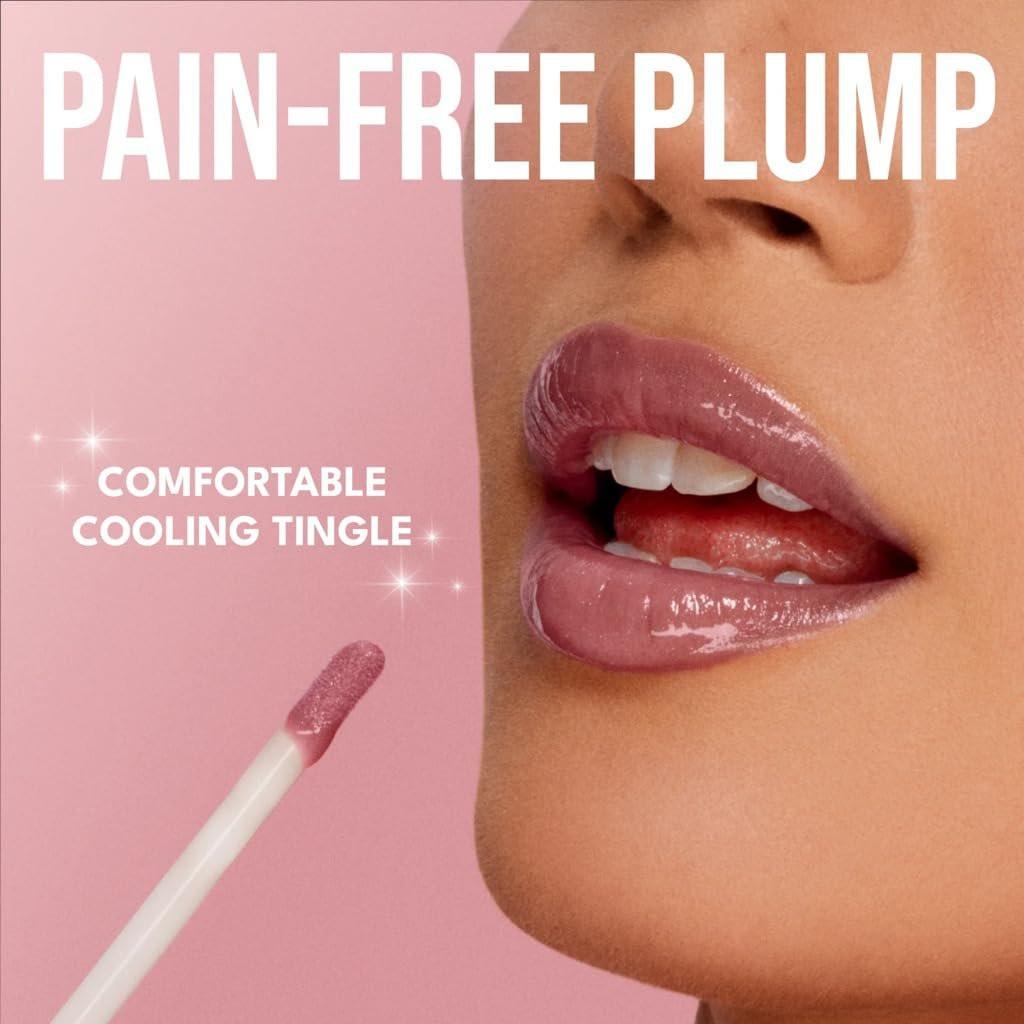 Buxom Full-On Plumping Lip Polish, getönter Lippenplumper-Gloss mit Peptiden & Vitamin E, hochglänzender Lippenstift, pflegend, vegan, AO Clair (pinky mauve mit goldenem Schimmer)