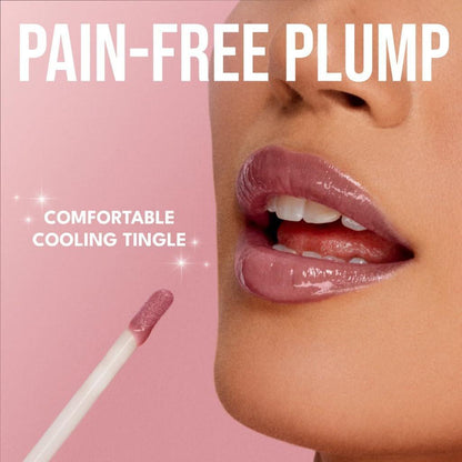 Buxom Full-On Plumping Lip Polish, getönter Lippenplumper-Gloss mit Peptiden & Vitamin E, hochglänzender Lippenstift, pflegend, vegan, AO Clair (pinky mauve mit goldenem Schimmer)