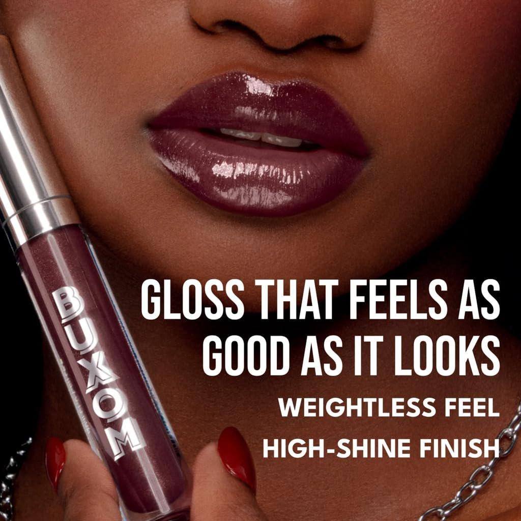Buxom Full-On Plumping Lip Polish, getönter Lippenplumper-Gloss mit Peptiden & Vitamin E, hochglänzender Lippenstift, pflegend, vegan, AO Clair (pinky mauve mit goldenem Schimmer)
