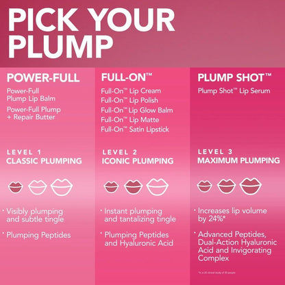 Buxom Full-On Plumping Lip Polish, getönter Lippenplumper-Gloss mit Peptiden & Vitamin E, hochglänzender Lippenstift, pflegend, vegan, AO Clair (pinky mauve mit goldenem Schimmer)