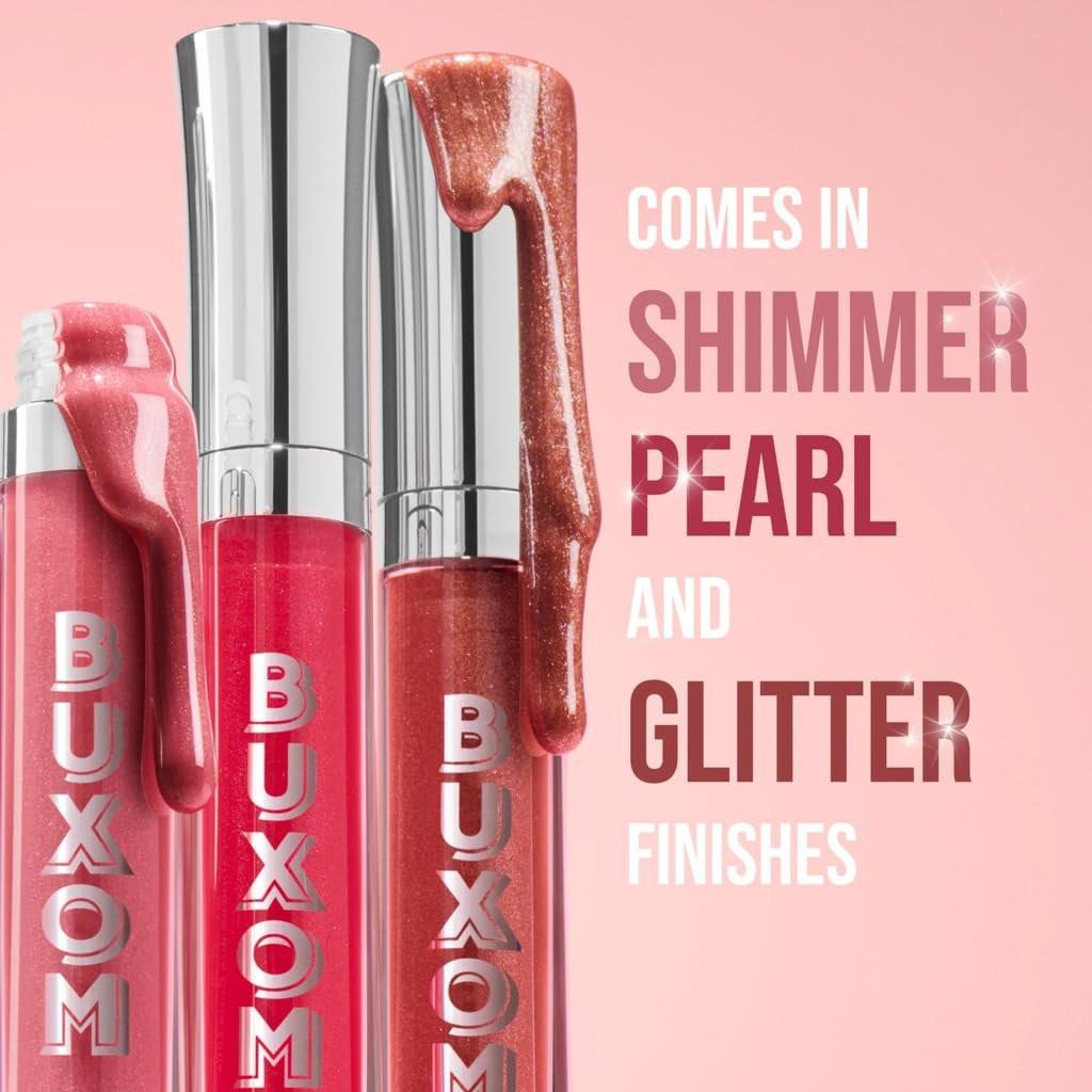 Buxom Full-On Plumping Lip Polish, getönter Lippenplumper-Gloss mit Peptiden & Vitamin E, hochglänzender Lippenstift, pflegend, vegan, AO Clair (pinky mauve mit goldenem Schimmer)