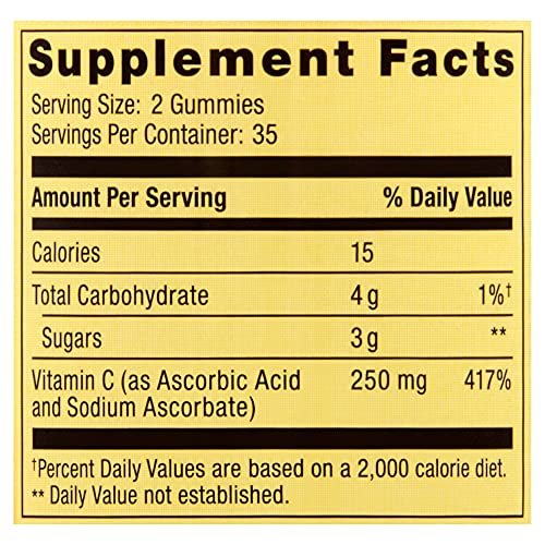 Spring Valley Vitamin C Gummie 240 mg, 70 Orangen-Gummis