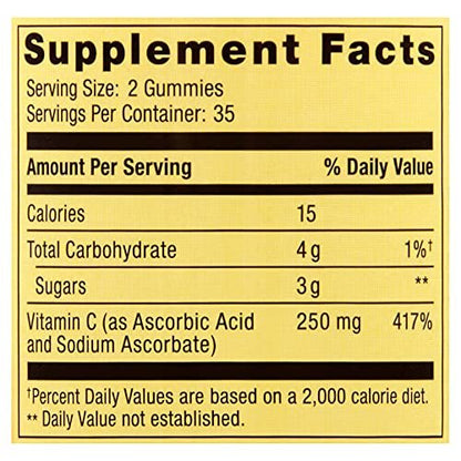 Spring Valley Vitamin C Gummie 240 mg, 70 Orangen-Gummis