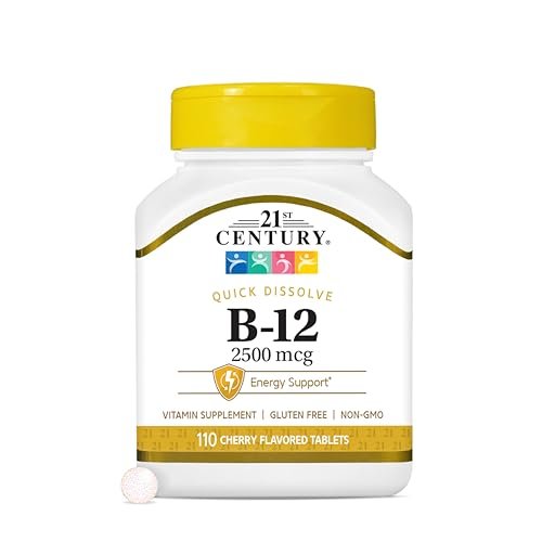 21st Century B12 2500 mcg Sublingualtabletten, 110 Stück