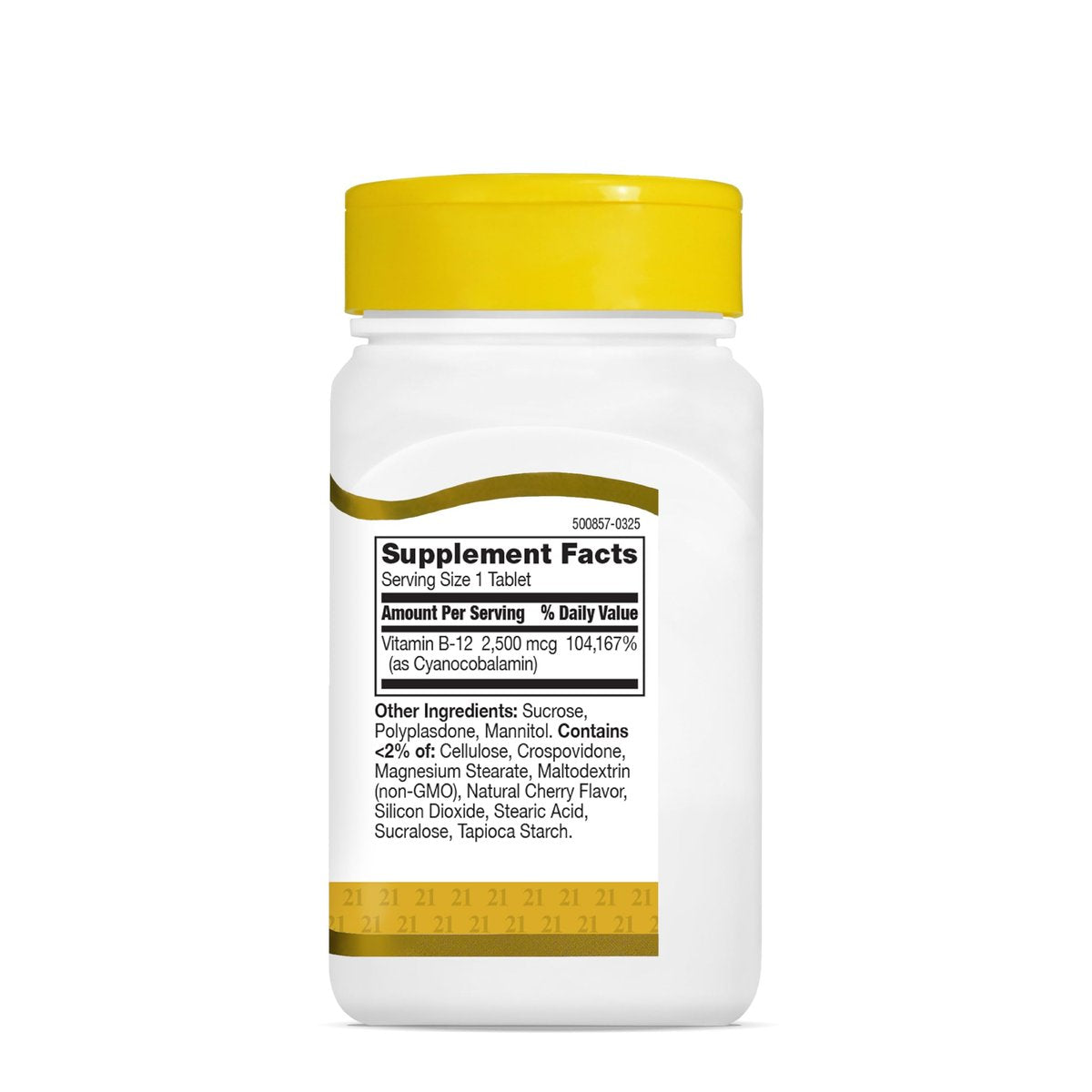 21st Century B12 2500 mcg Sublingualtabletten, 110 Stück